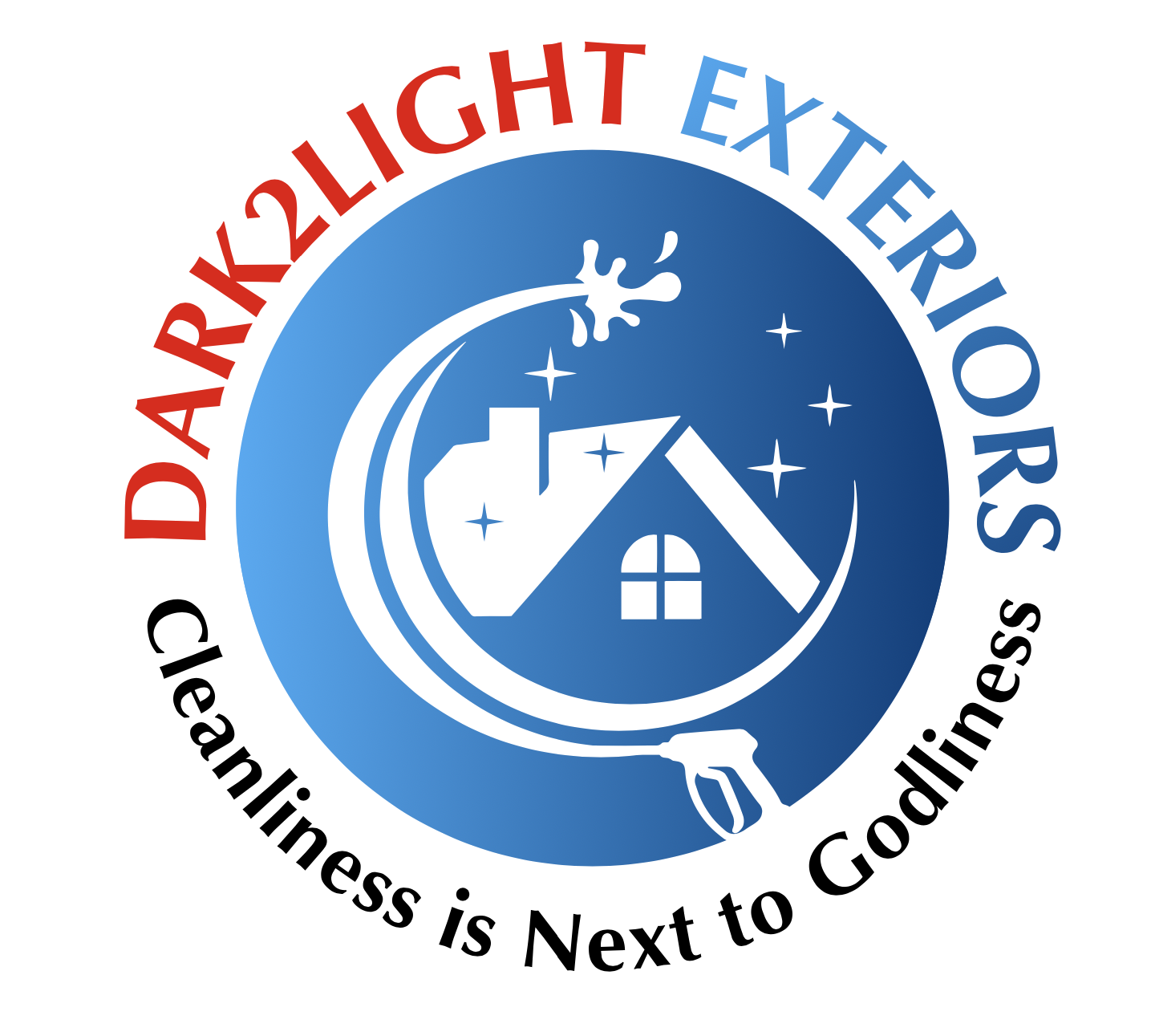 Dark2Light Exteriors Logo